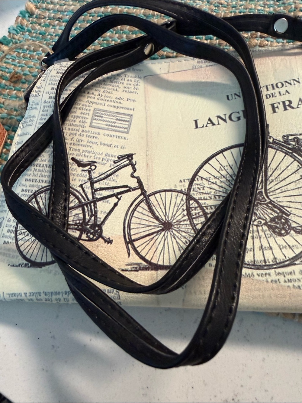 Black Women's Clutch Wristlet with Strap